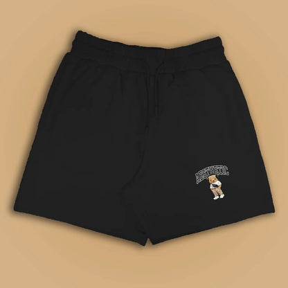 Aesthetic Teddy Black Shorts