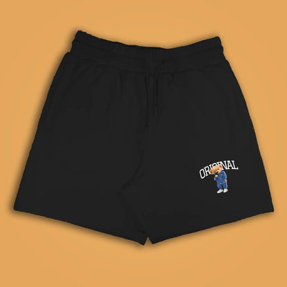 Athletic Teddy Black Shorts