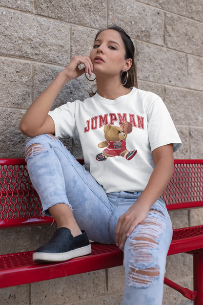 Jumpman Teddy White Oversized T-shirt