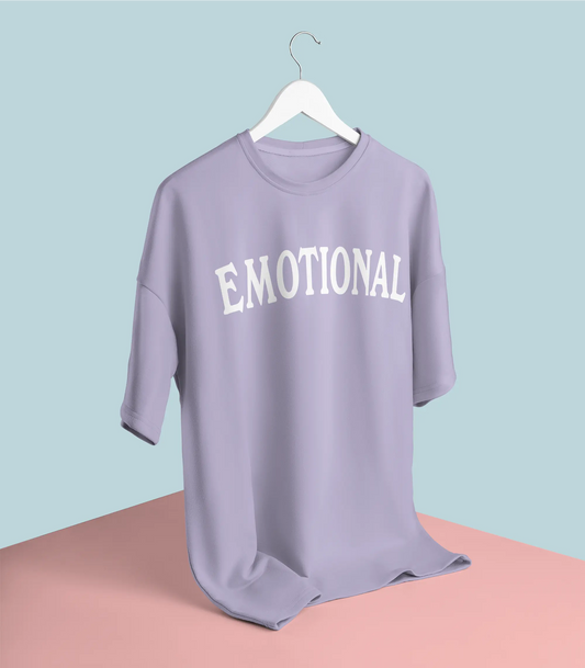 Emotional Lavender Oversized T-shirt